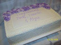 Wedding Sheet Cake Other Mixed Shaped Wedding Cakes Wedding Sheet Cakes Sheet Cake Cake Bridal