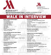 See more of job vacancies kota kinabalu on facebook. Sabah Job Vacancy 2017 Walk In Interview Marriott Kota Kinabalu Hotel Jawatan Kosong Terkini Negeri Sabah