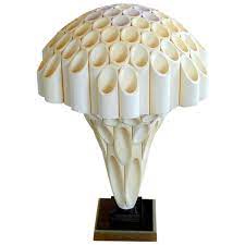 Rare Rougier Mushroom Tube Lamp From A Unique Collection Of Antique And Modern Table Lamps At Https Www 1stdibs Com Furni Tube Lamp Vintage Table Lamp Lamp