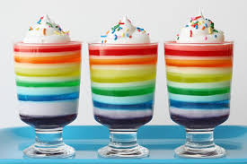 La presentación es individual, de nuestra deliciosa gelatina será en porciones de vasos adornadas con. We Share Ideasgelatina Arco Iris Para Dia Das Criancas