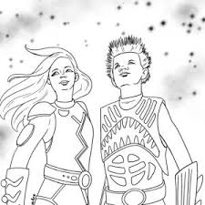 Help your kids celebrate by printing these free coloring pages, which they can give to siblings, classmates, family members, and other important people in their lives. We Can Be Heroes Now Streaming Sharkboy Lavagirl Sequel