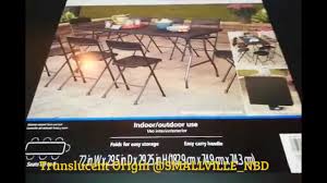 Black fold in half table. Mainstays Black 6 Foot Fold In Half Table Youtube