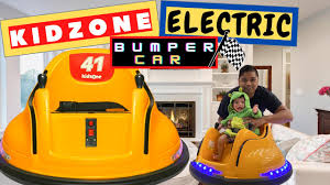 This one is purple, so let's get started. How To Install And Use Kidzone Electric Ride Bumper Car Youtube