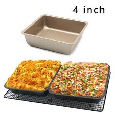 The higher the layers, the better the presentation for birthdays and anniver. Buy Mini Square Cake Pan 4 Inch Bread Baking Dish Mould Non Stick Kitchen Bakeware At Affordable Prices Free Shipping Real Reviews With Photos Joom