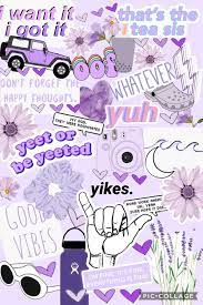 Wallpaper pastel look wallpaper trippy wallpaper cute patterns wallpaper beach wallpaper iphone background light purple aesthetic collage wallpaper. Purple Collage Wallpapers Wallpaper Cave