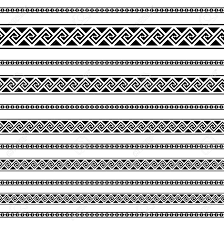 White icon whatsapp logo black and white twitter icon merry christmas card with shiny balls on black background with geometric pattern white promote pngtree on your website, blog or social media channel. Decoration Patterns In Black And White Colors Geometrical Ethnic Border In Different Sizes Set Collection Vector Illustration Brushes Can Easy Use As Tattoos Frames Patterns Dividers Royalty Free Cliparts Vectors And Stock