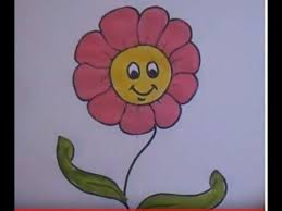 رسم وردة للاطفال تلوين صباغة how to draw flower and coloring pinting for kids youtube art drawings flowers