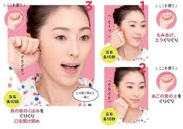 夜のぐりぐり顔筋ほぐし 頬 あご 目元のむくみ解消 woman smart nikkei style むくみ 解消 頬 顔