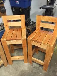 2x4 Barstools I Built 4 Stools For About 25 Bucks A Piece Moveis De Paletes Mobiliario Com Paletes De Madeira Moveis De Pvc