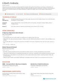 Professionally written free cv examples that demonstrate what to include in your curriculum vitae and how to structure it. Data Analyst Resume Guide Examples For 2021