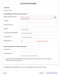 In online banking, click on the customer service tab and then select the customer profile option at the top. Requesting A Number Port For Us Canada Or Puerto Rico Zoom Help Center