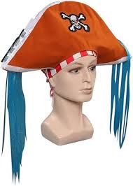 Alleyon Buggy Cosplay Chapeau Anime Pirate Chapeau avec Foulard pour  Halloween : Amazon.fr: Mode