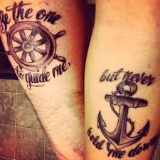 There was a time when couples exchanged rings, lockets, and various personal effects as a show of love and togetherness. 250 Meaningful Matching Tattoos For Couples August 2021