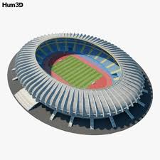 3d Model Of Aleppo International Stadium 3d Model Stadium Design Stadium