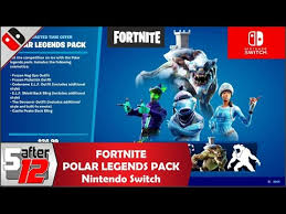 Unboxing minecraft mystery gift from microsoft. Fortnite Polar Legends Pack Nintendo Switch Youtube