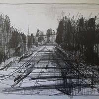 Dean S Hill New Year S Day Landscape Drawings Plein Air Landscape Landscape Sketch