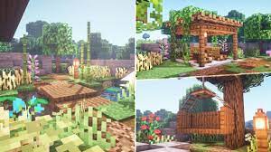 Here are some creative ideas to improve your garden with decoration tips tricks and furniture. Minecraft How To Transform Your Garden Youtube Minecraft Garden Garden Minecraft Minecraft Garden Ideas
