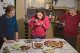 @jcookingodyssey and @katsup_0 with our chef @chaw. My Greek Table Episode 312