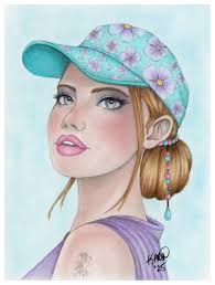 Artist: Kelly O'Gorman Download from her newsletter Assorted pencils and  pastels