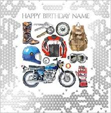 Jul 13, 2021 · i got this for my 5 year old grandson for his birthday. Motorbike Biker Birthday Cards Funky Pigeon