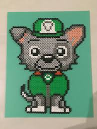 Photos de la pat patrouille inspirant pixel art pat. Pixel Art Perles A Repasser Tableau De Rocky De Pat Patrouille Ebay