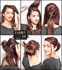 Holiday Hair Tutorial Simple Chignon Twist Step By Step Holiday Hairstyles Hair Tutorial Hair Styles