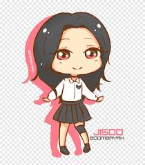 Blackpink Fan Art K Pop Yg Entertainment Chibi Chibi Child Black Hair Png Pngegg
