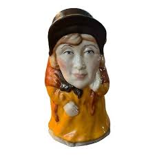 Staffordshire Character Toby Jug by Manor Nancy 4" Pitcher R