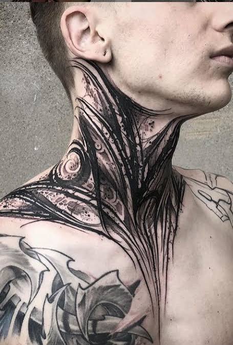 Best Neck Tattoo Ideas for Men – Side Neck Tattoos for Guys