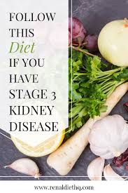 The Importance Of Diet For Stage 3 Kidney Disease In 2020 Kidney Disease Diet Recipes Kidney Disease Recipes Kidney Disease Diet
