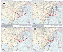 the upper level 925 hpa weather charts related to the sea