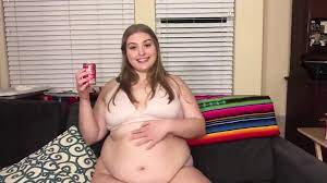 BBW Lisa Snow soda bloating & chugging (with burps) | xHamster