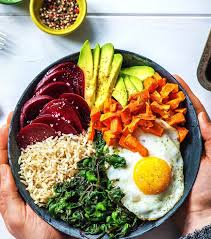 Buddha Bowl 10 Recettes Reperees Sur Pinterest Healthy Food Alternatives Whole Food Recipes Healthy Bowls