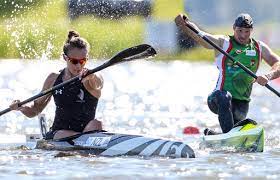 Canoe sprint takes place on a flatwater course, with multiple canoes taking off at once and racing each other to the finish. Difference Between Canoe And Kayak Olympic Sports