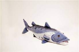Barracuda 17 Pig Plush Blue Catfish Hunting Toys