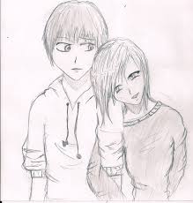 How to draw a valentine couple step by step valentines. Orasnap Easy Couple Drawings Anime