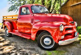 Image result for Red 1957 Truck