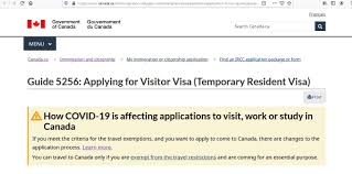 Sample letter to consulate for visitor visa. Canada Visa Complete Guide To Canada Visitor Visa Application And Requirements Visa Reservation