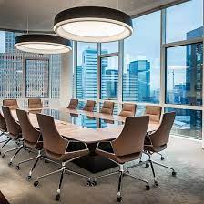 suspended surface lights lp grand from louis poulsen office interior design modern modern office design conference room design