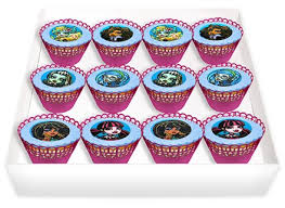Pin von larisa krasilnikov auf. 48 Cupcakes Mit Monster High Motiv