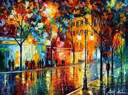 Perfect gifts handpicked by experts Amazon Com Birthday Gift For Him Cityscape Oil Painting On Canvas By Leonid Afremov Studio The Tears Of The Fall Handmade