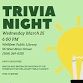 Trivia Night — Wellfleet Public Library event image