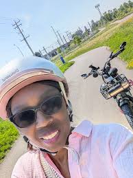 Biking to work is my happy place