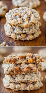 Oatmeal Scotchies Recipe Oatmeal Butterscotch Cookies Averie Cooks Recipe Yummy Cookies Classic Cookies Desserts