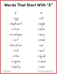 Words that start with e to describe someone · eager · earnest · eccentric · edgy · educated · efficient · egocentric · egotistical . Words That Start With E For Kindergarten Primarylearning Org