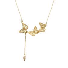 A Flight Of Butterflies Necklace Butterfly Necklace Necklace Butterfly