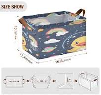Amazon.com: ALAZA Cartoon Duck Solar System Rainbow Cloud ...