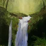 Waterfall Paradise - Tipsy Brush Painting Party!