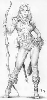 Natashiana Grasamere By Matt J By Karaokecowboy76 Warrior Drawing Elf Drawings Art