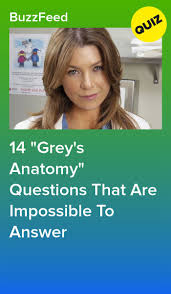 50 mg for 2 we. 14 Grey S Anatomy Questions That Are Impossible To Answer Greys Anatomy Greys Anatomy Facts Grey S Anatomy Quiz
